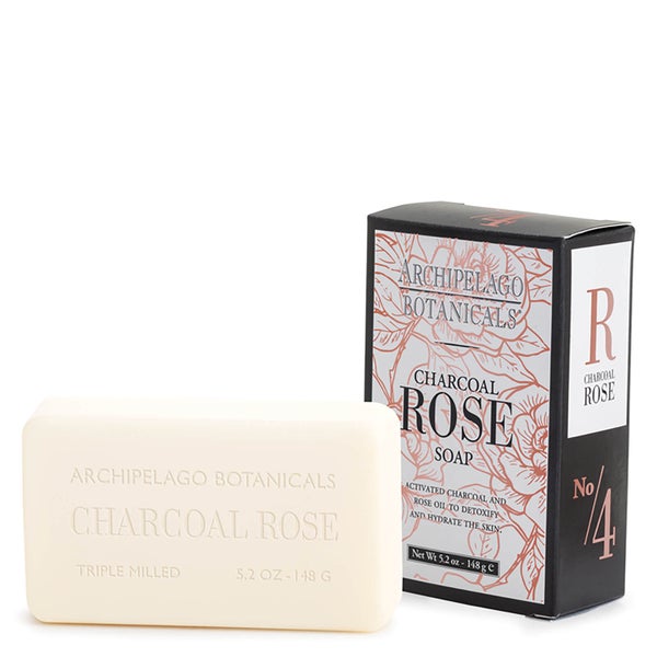 Archipelago Botanicals Charcoal Rose Soap 147g