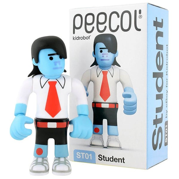 Kidrobot Peecol ST01 Student 3.5 Inch Figure Designed By Eboy