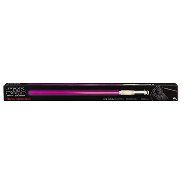 Hasbro Black Series Star Wars Episode 3 Mace Windu Force FX Replique Sabre laser 1:1