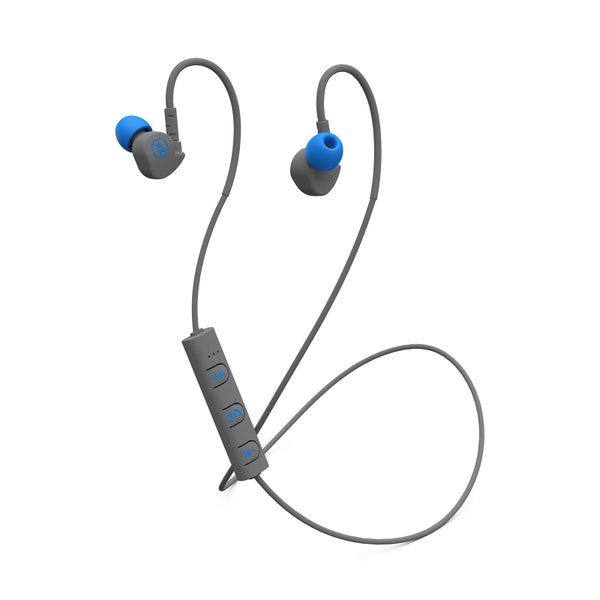 Mixx Memory Fit 1 Bluetooth Wireless Sports Earphones - Grey