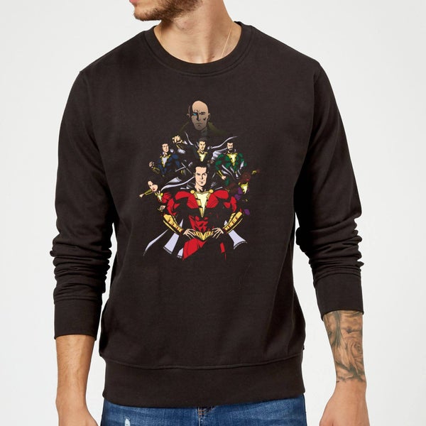 Shazam Team Up Sweatshirt - Black