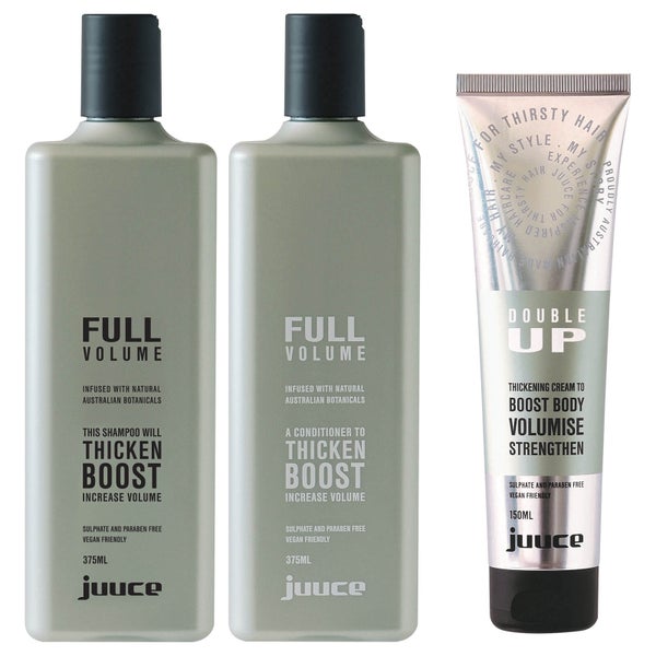 Juuce Full Volume & Double Up Trio Pack (Worth $85.85)