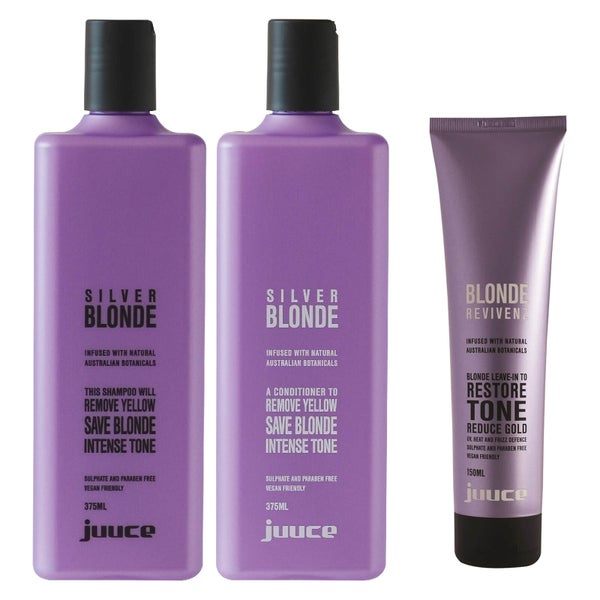 Juuce Silver Blonde & Blonde Revivenz Trio Pack (Worth $85.85)