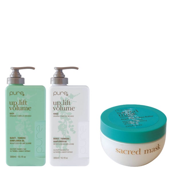Pure Up Lift & Sacred Argan Mask Trio Pack (Worth $100.85)