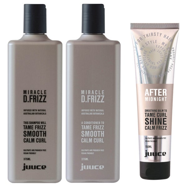 Juuce Miracle D Frizz & After Midnight Trio Pack (Worth $85.85)