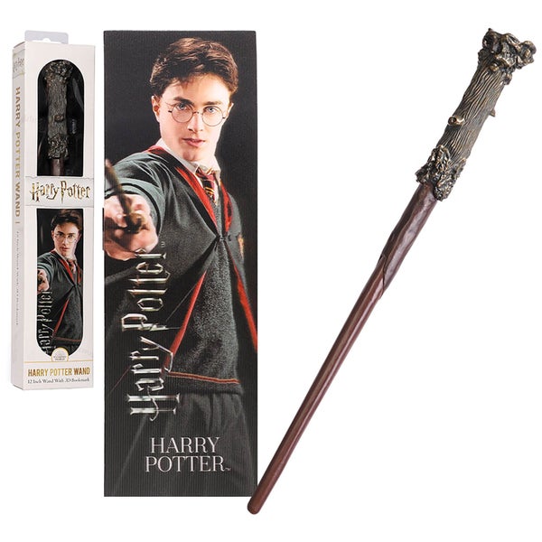 Harry Potter 30cm PVC Wand with Prismatic Bookmark