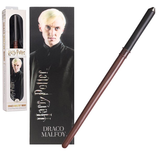 Draco Malfoy 30cm PVC Wand with Prismatic Bookmark