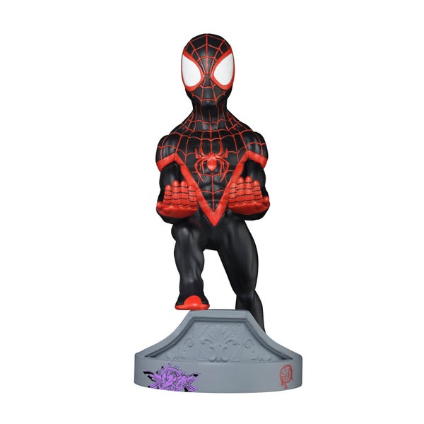 Marvel Spider-Man Cable Guy - Miles Morales - Support pour smartphone et manette 20,5 cm