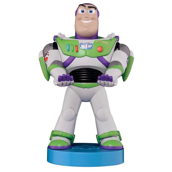 Toy Story 4 - Buzz l'Éclair Cable Guy - Support à collectionner pour smartphone et manette 20,5 cm