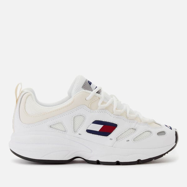 Tommy Jeans Women's Retro Chunky Runner Style Trainers - White