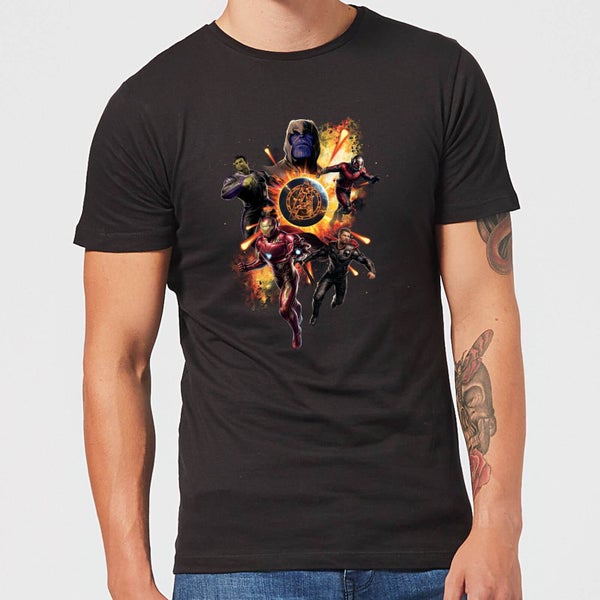 Avengers: Endgame Explosion Team heren t-shirt - Zwart