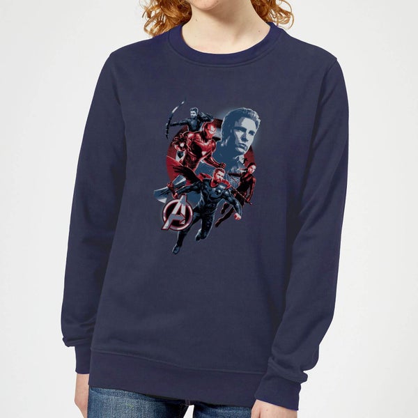 Sweat-shirt Avengers: Endgame Shield Team - Femme - Bleu Marine