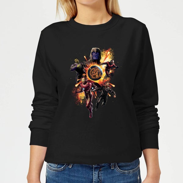Avengers: Endgame Explosion Team Women's Sweatshirt - Black