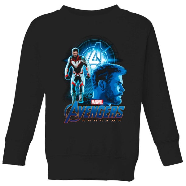 Avengers: Endgame Thor Suit Kids' Sweatshirt - Black