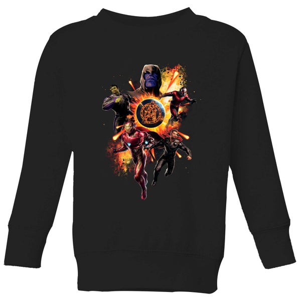 Avengers: Endgame Explosion Team Kids' Sweatshirt - Black