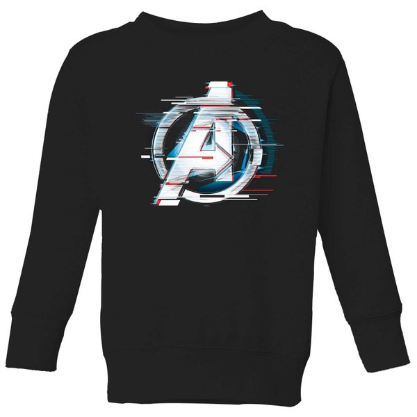 Avengers: Endgame White Logo Kids' Sweatshirt - Black