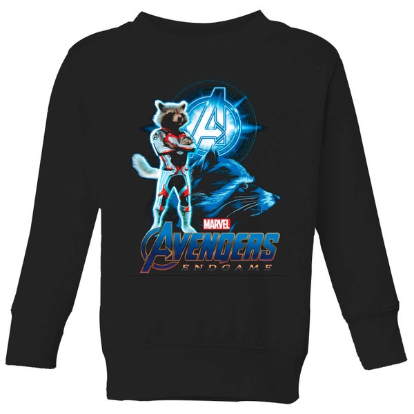 Avengers: Endgame Rocket Suit Kids' Sweatshirt - Schwarz