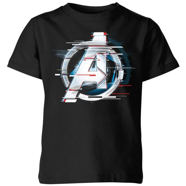 T-shirt Avengers: Endgame Logo Blanc - Enfant - Noir