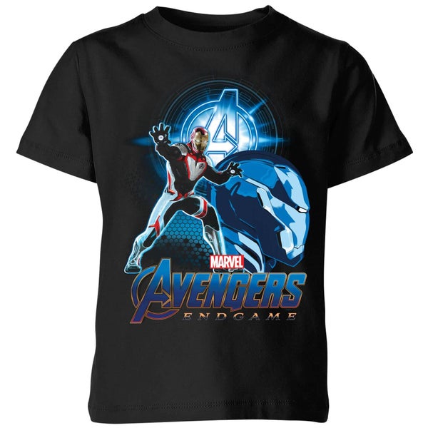 T-shirt Avengers: Endgame Iron Man Suit - Enfant - Noir