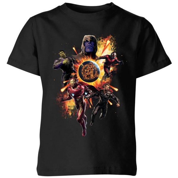T-shirt Avengers: Endgame Explosion Team - Enfant - Noir