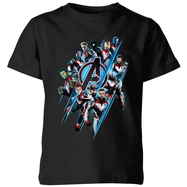 T-shirt Avengers: Endgame Logo Team - Enfant - Noir