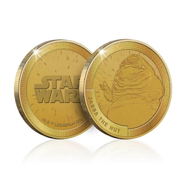 Verzamelbare Star Wars Herdenkingsmunt: Jabba the Hutt - Zavvi exclusief (beperkt tot 1000 exemplaren)