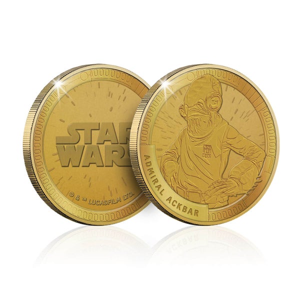 Collectible Star Wars Commemorative Coin: Admiral Ackbar - Zavvi Exclusive (Limited to 1000)