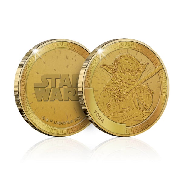 Pièce commémorative à collectionner Star Wars : Yoda - Exclusivité Zavvi (Limité à 1000)