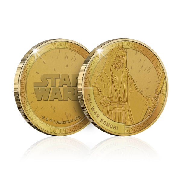Verzamelbare Star Wars Herdenkingsmunt: Obi-Wan Kenobi - Zavvi exclusief (beperkt tot 1000 exemplaren)