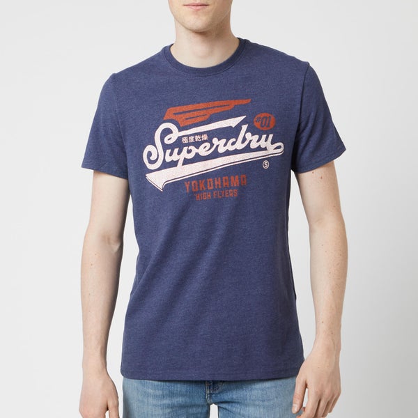 Superdry Men's High Flyers Duo T-Shirt - Princedom Blue Marl