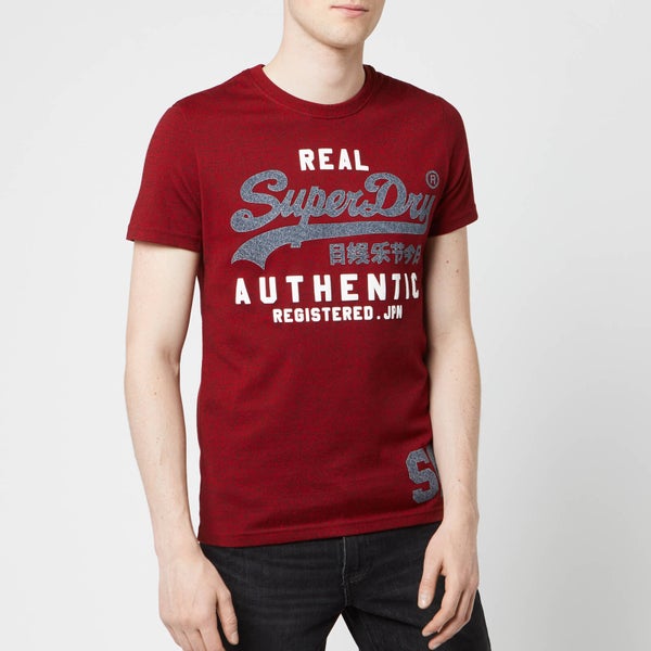 Superdry Men's Vintage Authentic Duo T-Shirt - Red Hook Grit