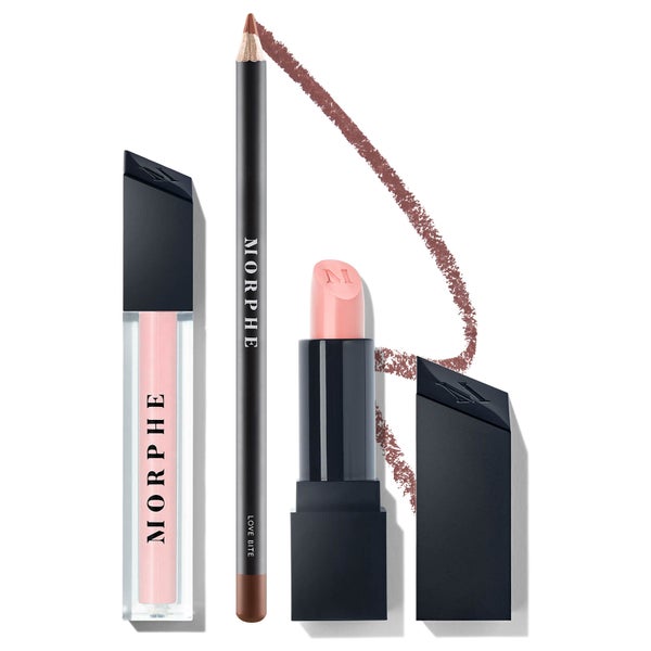 Morphe Out and a Pout Lip Trio - Blushing Nude
