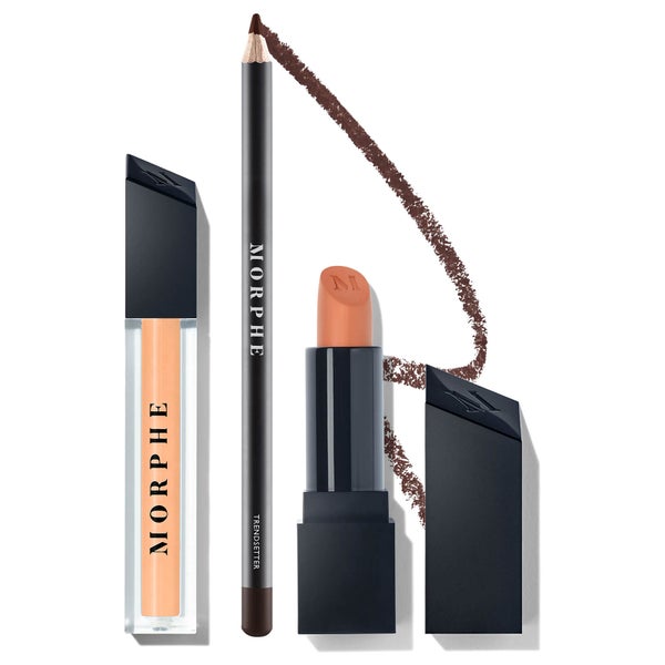Morphe Out and a Pout Lip Trio - Caramel Nude