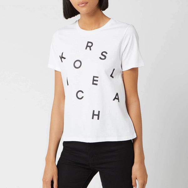 MICHAEL MICHAEL KORS Women's Tossed Graphic Baby T-Shirt - White