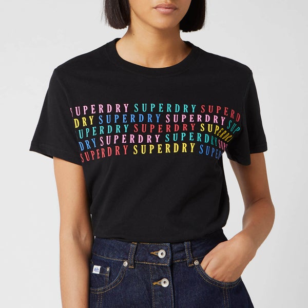 Superdry Women's Fara Graphic T-Shirt - Jet Black