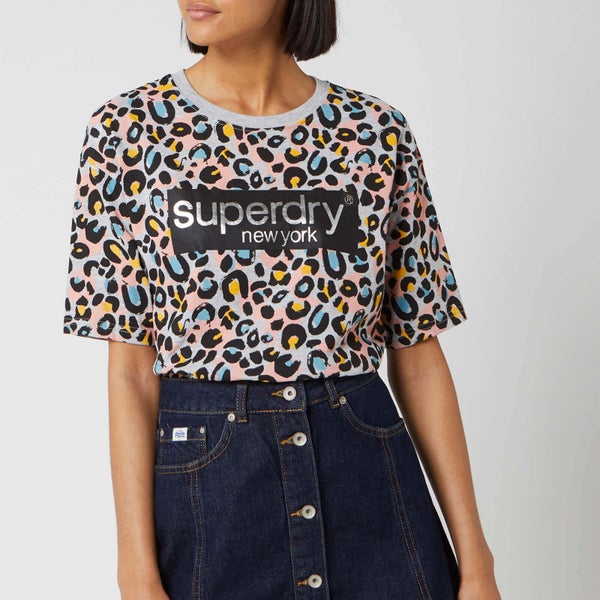 Superdry Women's Lilly Graphic T-Shirt - Liona Leopard