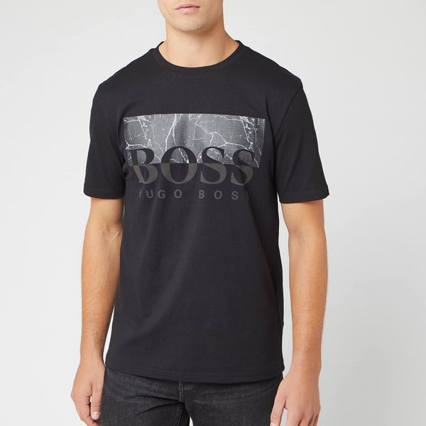 BOSS Men's Trek 4 Marble Logo T-Shirt - Black