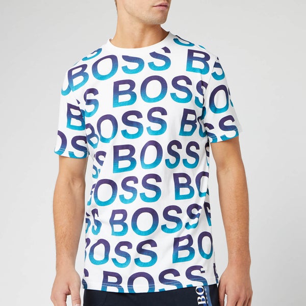 BOSS Men's Tover Allover Logo T-Shirt - White