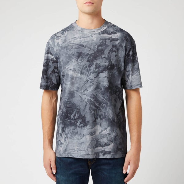 BOSS Men's Taive Allover Marble T-Shirt - Concrete Camo