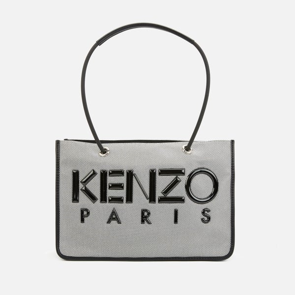 KENZO Women's Logo Tote Bag - Silver