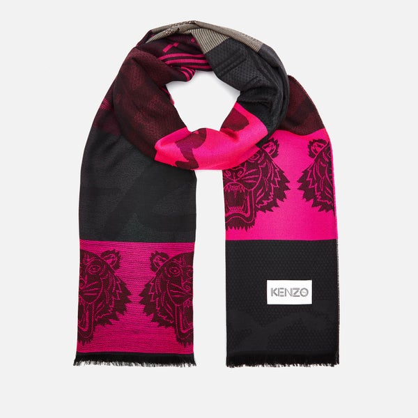 KENZO Women's Multi Icon Scarf - Pink