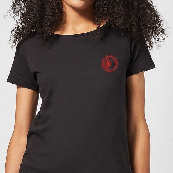 Hellboy B.P.R.D. Hero Pocket Women's T-Shirt - Black