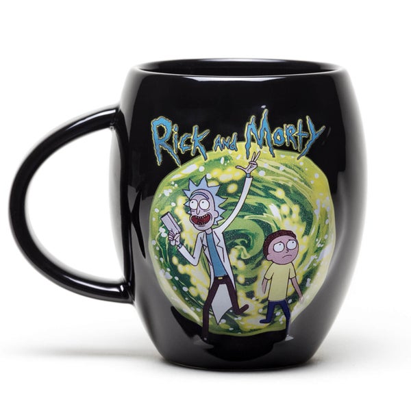 Rick and Morty Oval Mug