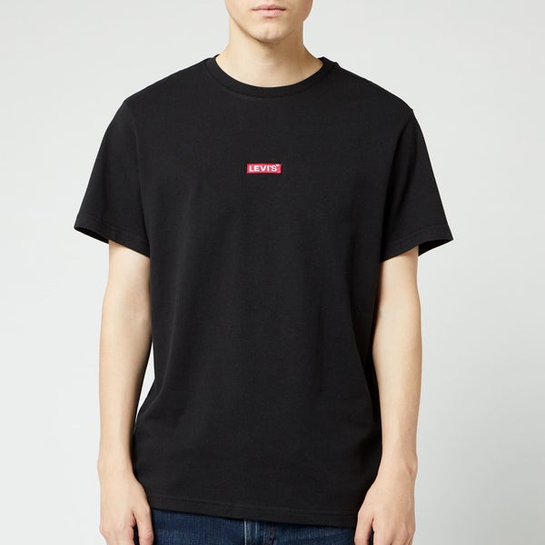 Levi's Men's Oversized Baby Tab T-Shirt - Black/Crimson
