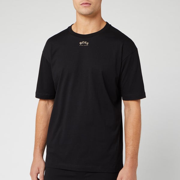 BOSS Men's Talboa 1 Large Back Logo T-Shirt - Black/Gold