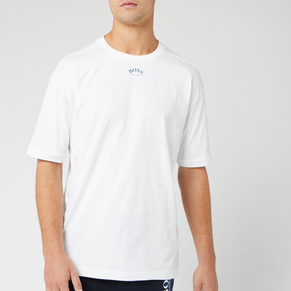 BOSS Men's Talboa 1 Large Back Logo T-Shirt - White/Blue