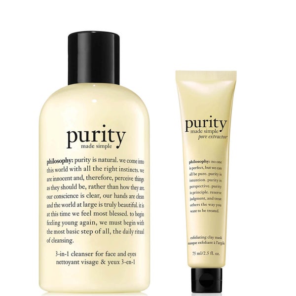 philosophy Purity Cleanse & Peel Collection (Bundle)