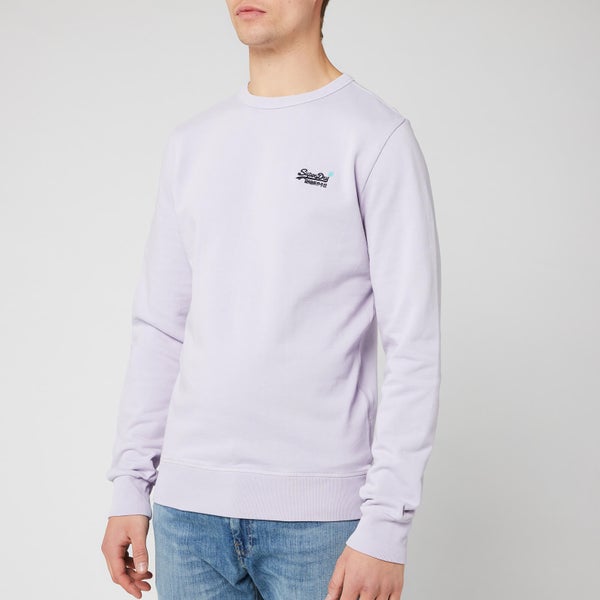 Superdry Men's Orange Label Crew Sweatshirt - Pastel Lilac