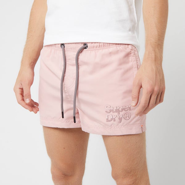 Superdry Men's Sorrento Pastel Swim Shorts - Sorrento Pink