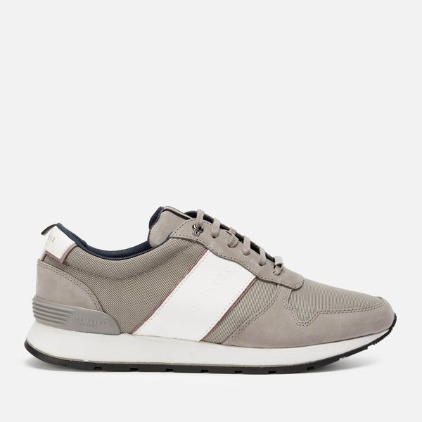 Ted Baker Men's Lhennis Textile/Nubuck Running Style Trainers - Grey